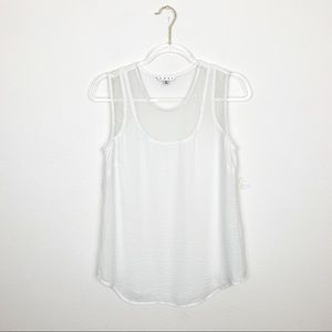 Cabi White Mesh Swing Tank Size Small